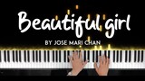 Beautiful Girl by Jose Mari Chan piano cover +sheet music
