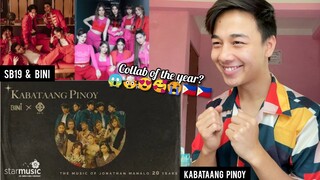 SB19 X BINI x Jonathan Manalo | Kabataang Pinoy (Lyrics) | REACTION