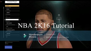 NBA 2K16 Joseph Creation Player Locked