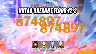 Hutao Oneshot 2.5 Floor 12-3 Double Bathysmal Vishap & Golden Wolflord - Speed Run Ver