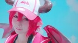 [Xiao Nabi] Áo tắm bưởi ~ cosplay succubus dễ thương và gợi cảm | Kang Gong cưỡi kiếm vương miện tro