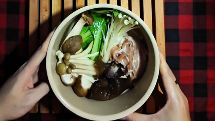 😋 #hotpot #nighttime #cooking #eat #fyp