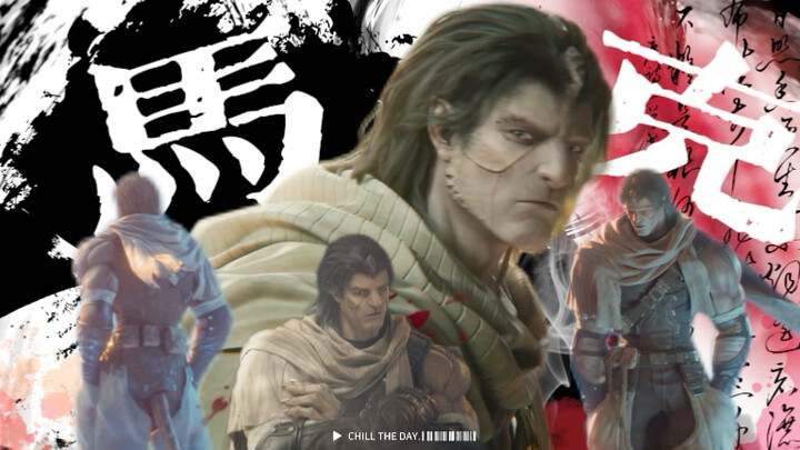 “أخيرًا بدأ البث! كتفان عريضان وخصر ضيق وذيل طويل! بس بحبّ شكل مارك النص-إنسان النص-وحش هذي، وسيم وع