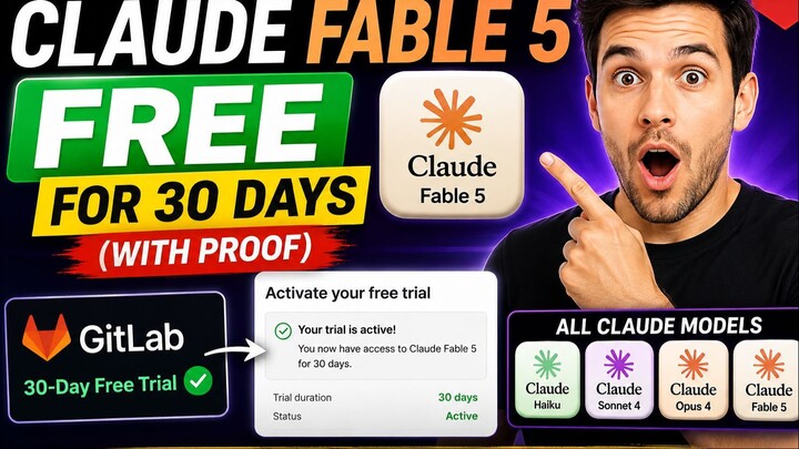 How to Get Claude 5 FREE for 30 Days | GitLab Free Trial Tutorial