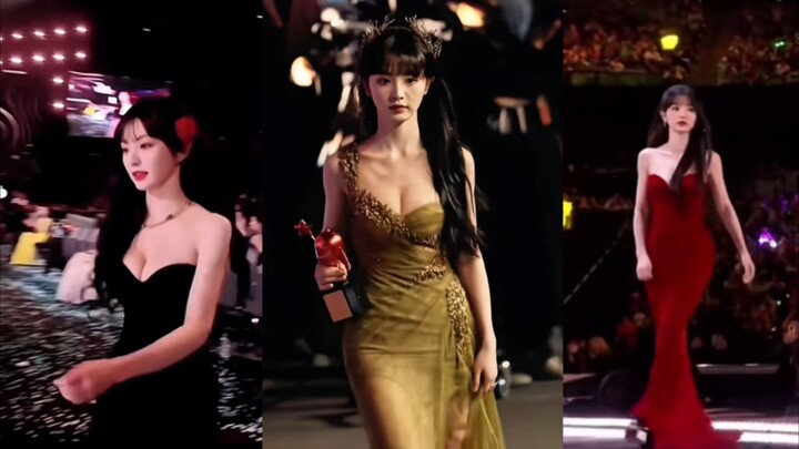 Love watching it! Confident and radiant! Tian Xiwei’s signature walk is all here!