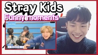 SKZ Funny moments Reaction!😂 / 스키즈 웃긴 영상 리액션!😂
