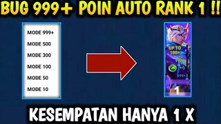 BUG TERBARU!!! | CARA DAPATKAN 999+ POIN AUTO RANK 1 DIAMOND KUNING MOBILE LEGEND ML BUG