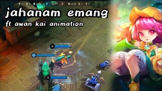 jahanam emang ft awan kai animation