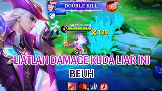 LIHAT DAMAGE KUDA LIAR INI BEUH