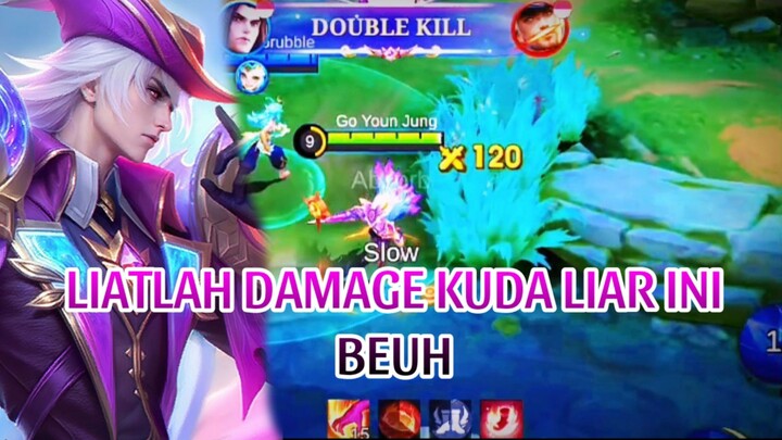 LIHAT DAMAGE KUDA LIAR INI BEUH