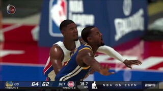 NBA2K22 MODDED FULL GAME HIGHLIGHTS I WARRIORS vs PISTONS  I November 19, 2021 I Regular Season