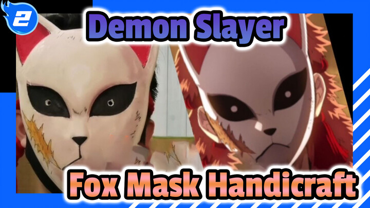 [Demon Slayer / Handicraft] Handmaking Sabito Cosplay Mask_2