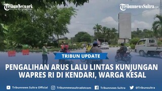 Titik Pengalihan Arus Lalu Lintas Jelang Kunjungan Wapres RI ke Puskesmas Lepo-lepo Kendari Sultra