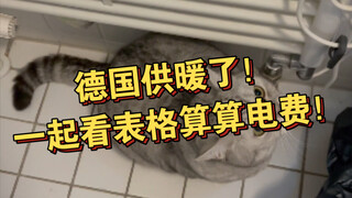 Đức đã bắt đầu sưởi ấm rồi～ Hôm nay cùng mọi người xem số liệu tính tiền điện nhé～