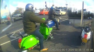 PART 2....  ride out to the Snig, Widnes 25.02.2024 Lambretta vespa Royal alloy
