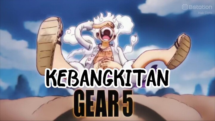 Gorosai panik saat Luffy membangkitkan Gear 5.