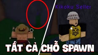Nok Piece || Tất Cả Chỗ Spawn Của Law