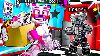 Foxy ขโมย FUNTIME SUITS ใน Minecraft Five Nights ที่ FNAF Roleplay ของ Freddy