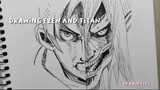 Drawing Eren and titan