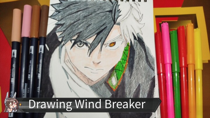 Timelapse Drawing Wind Breaker