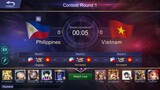 MOBILE LEGENDS GAME 1 - PHILIPPINES VS VIETNAM - NATIONAL ARENA TOURNAMENT - MLBB TOURNA.