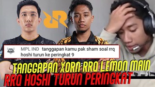 Tanggapan Xorn RRQ HOSHI Turun Ke Peringkat 9 Bersama RRQ Lemon ⁉