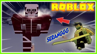 MIKOCIL YEAGER LAWAN TITAN RAKSASA GEDE BANGET !!! ROBLOX MIKOCIL