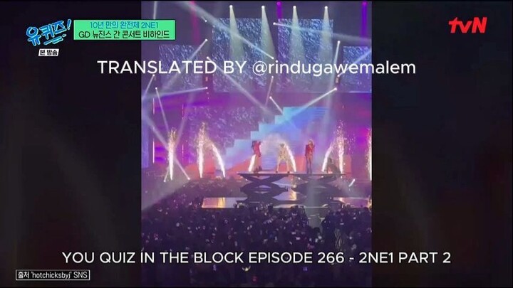 YOU QUIZ ON THE BLOCK EPISODE 266 - 2NE1 PART 2