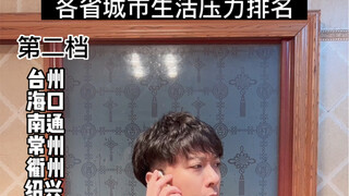 各省压力排名，你的压力来自学习还是生活？