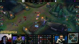Trận đấu căng thẳng giữa TL vs EG #game #LOL