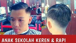 potongan rambut anak sekolah tapi keren - boyy barbershop