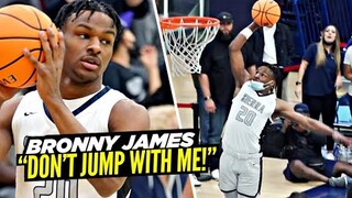 Bronny James FIRST DUNK of Junior Season!! Sierra Canyon vs San Ysidro (Mikey Williams Old HS)