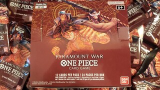 ONE PIECE TCG BOOSTER BOX OPENING | One Piece Paramount War Booster Box Opening Pt 1