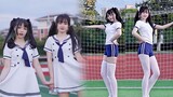 Gandakan rasa malu! Seret adik perempuan untuk menari di taman bermain sekolah♡NONONO♡