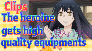 [Mieruko-chan]  Clips | The heroine gets high-quality equipments