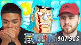 FRANKY FAMILY ELIMINATED!? - One Piece Episode 307 & 308 REACTION + REVIEW!
