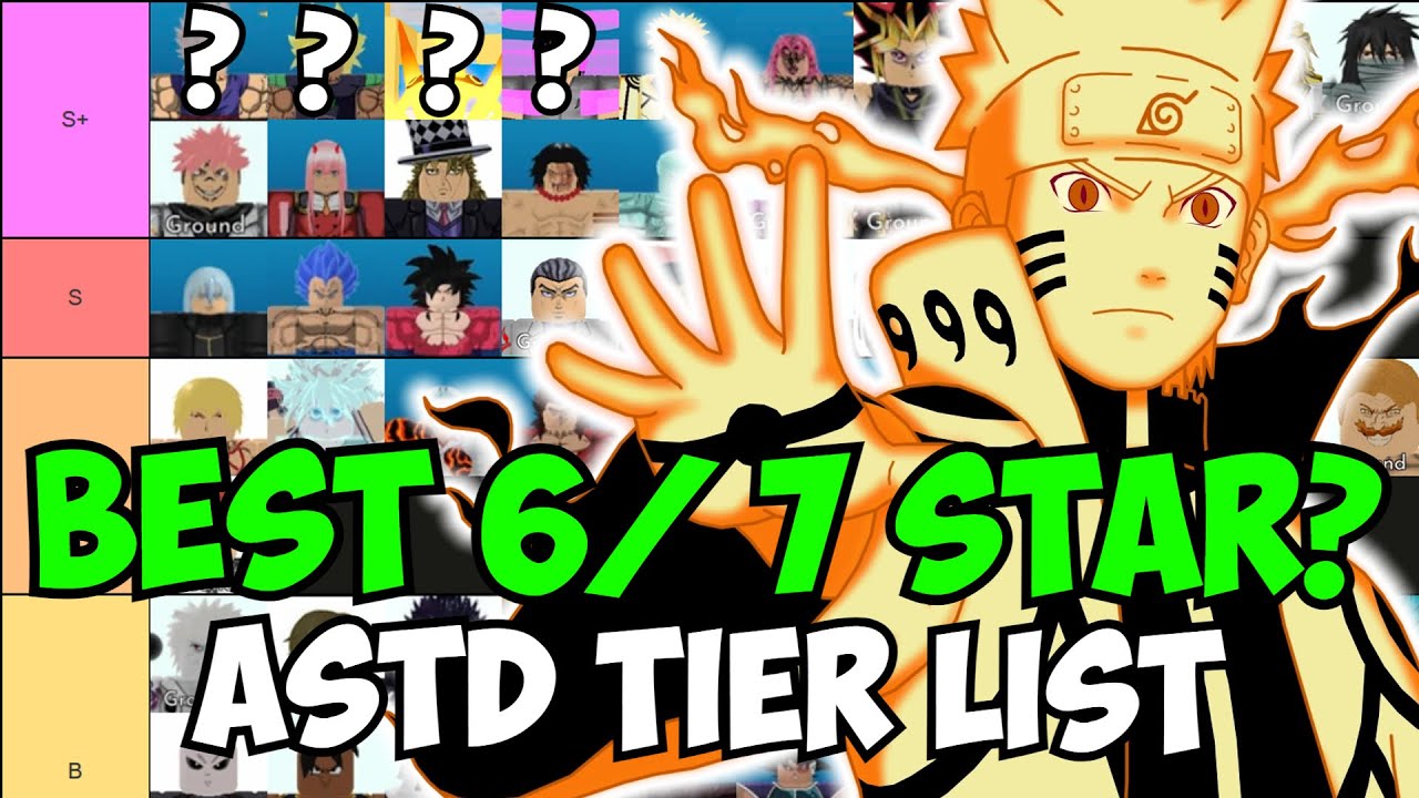 Best 6 / 7 Star in ASTD? All Star Tower Defense Tier List! (Naruto 7 Star  Update) - BiliBili