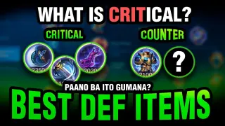 CRITICAL OR HIGH DAMAGE? | WELL EXPLAINED TUTORIAL | CRIS DIGI | TIPS AND GUIDE MOBILE LEGENDS