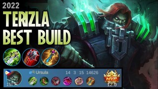 New Immune God!! Big Buff Terizla Best Build & Emblem Talent | Terizla Gameplay 2022 ~ MLBB