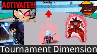 SuperSaiyanRed/Kaioken Activate in Tournament( Before round starts) |Anime Fighting Simulator tips