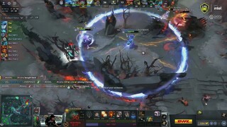 Ceb smile when team dives Tier 3 DOTA 2