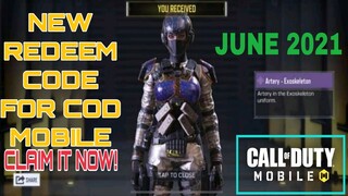 *June 2021* Call Of Duty Mobile New Redeem Code | Cod mobile Redeem Code Garena