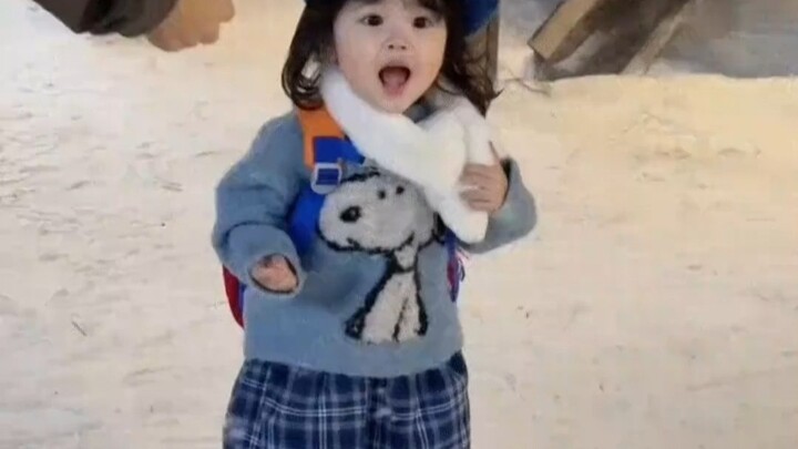 It turns out that the little girl, who had never been subjected to social conditioning, possesses su