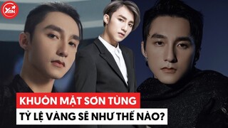 Gương mặt Sơn Tùng được đánh giá chỉ 7,5 điểm, chỉnh theo tỷ lệ vàng sẽ thế nào?