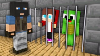 How Baby Mikey & JJ Escape from Security House in Minecraft Challenge (Maizen Mazien Mizen)