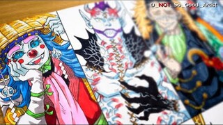 【海贼王】把王下七武海画成十二鬼月会是什么样？
