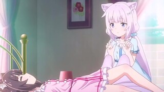 [Cat-eared girl] Stepping on milk is the cat girl's exclusive skill.
