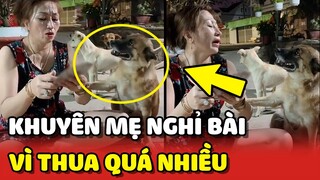 Bé Chó khuyên mẹ NGHỈ CHƠI BÀI vì THUA NHIỀU TIỀN rồi 😂 | Yêu Lu