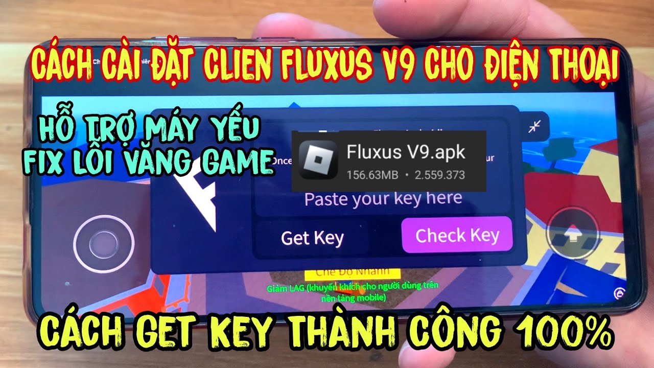 Blox Fruits 18 RACE V4 ] Cách Cài Client Fluxus V9 GET KEY Thành Công 100%  - BiliBili