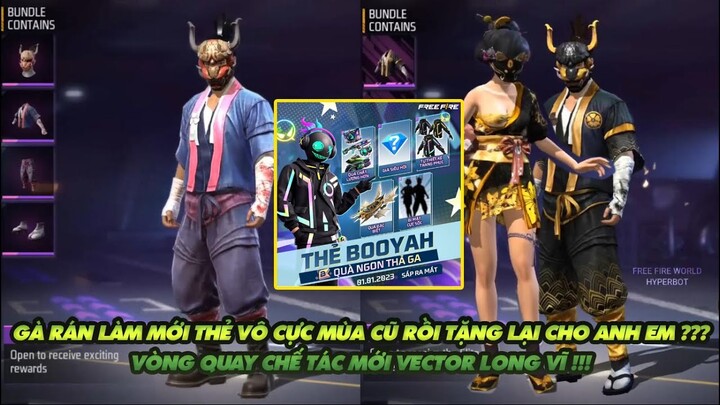 Garena Free Fire| Đồ độc quyền thẻ vô cực được làm mới và tặng người chơi   vòng quay chế tác vector